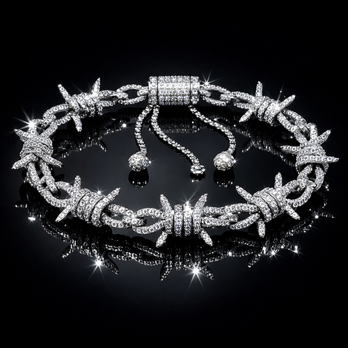 Barbed Wire Chain Bracelet