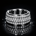 Iced Stainless Steel Ring