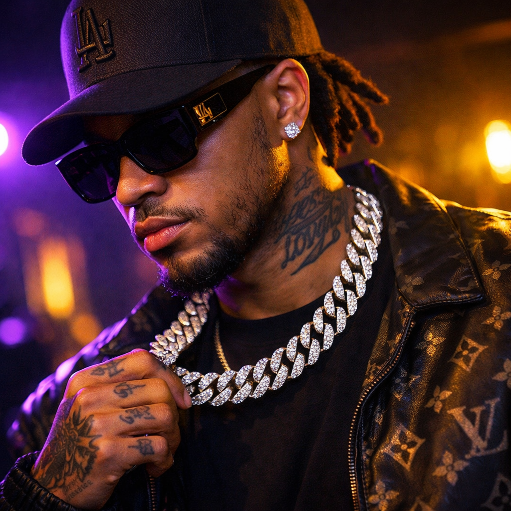 Cuban Link Chain Necklace - lifestyle