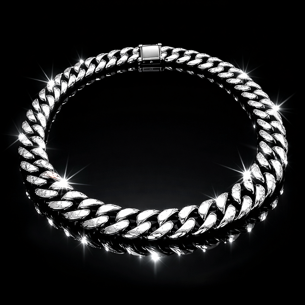 Classic Stainless Steel Cuban Chain