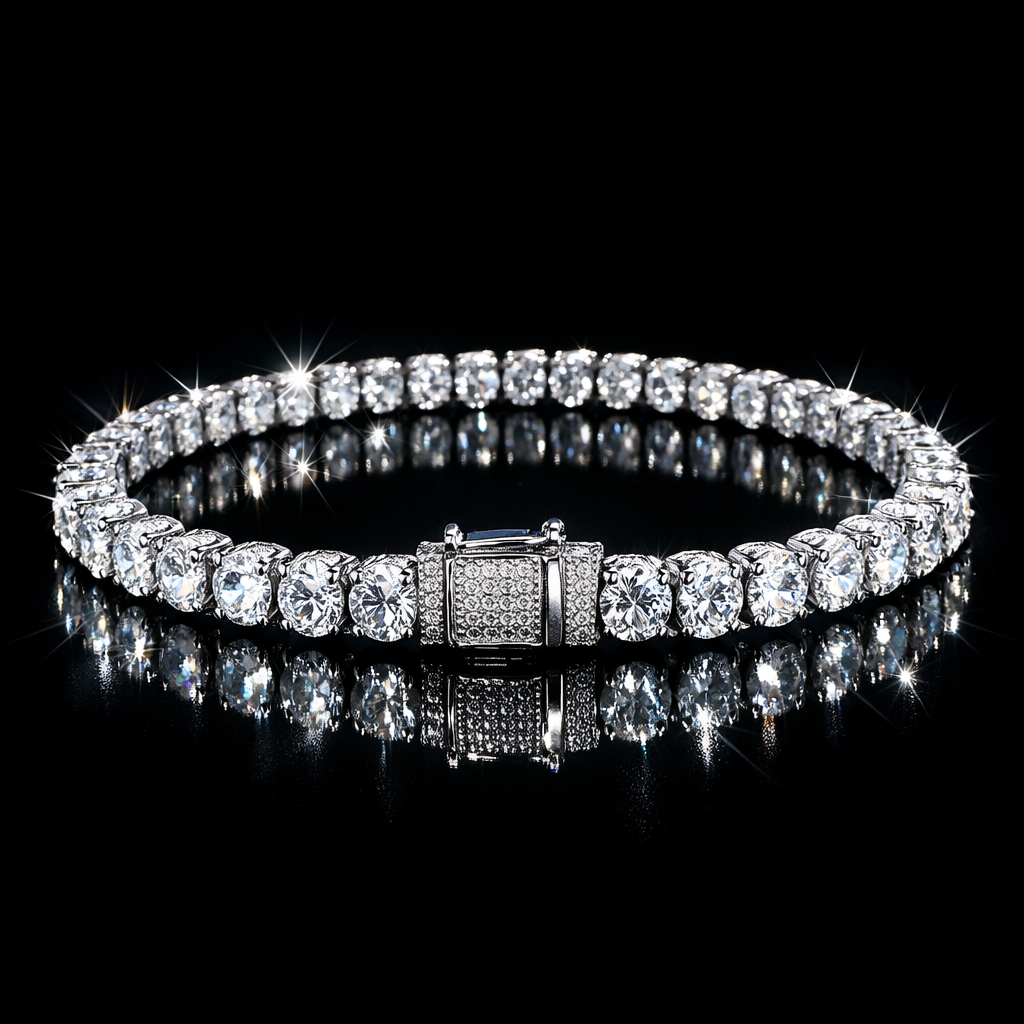Moissanite Tennis Bracelet
