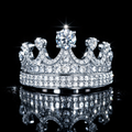 Crown Moissanite Silver Ring