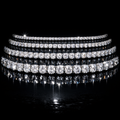 Moissanite Tennis Chain - 2mm, 3mm, 4mm, 5mm