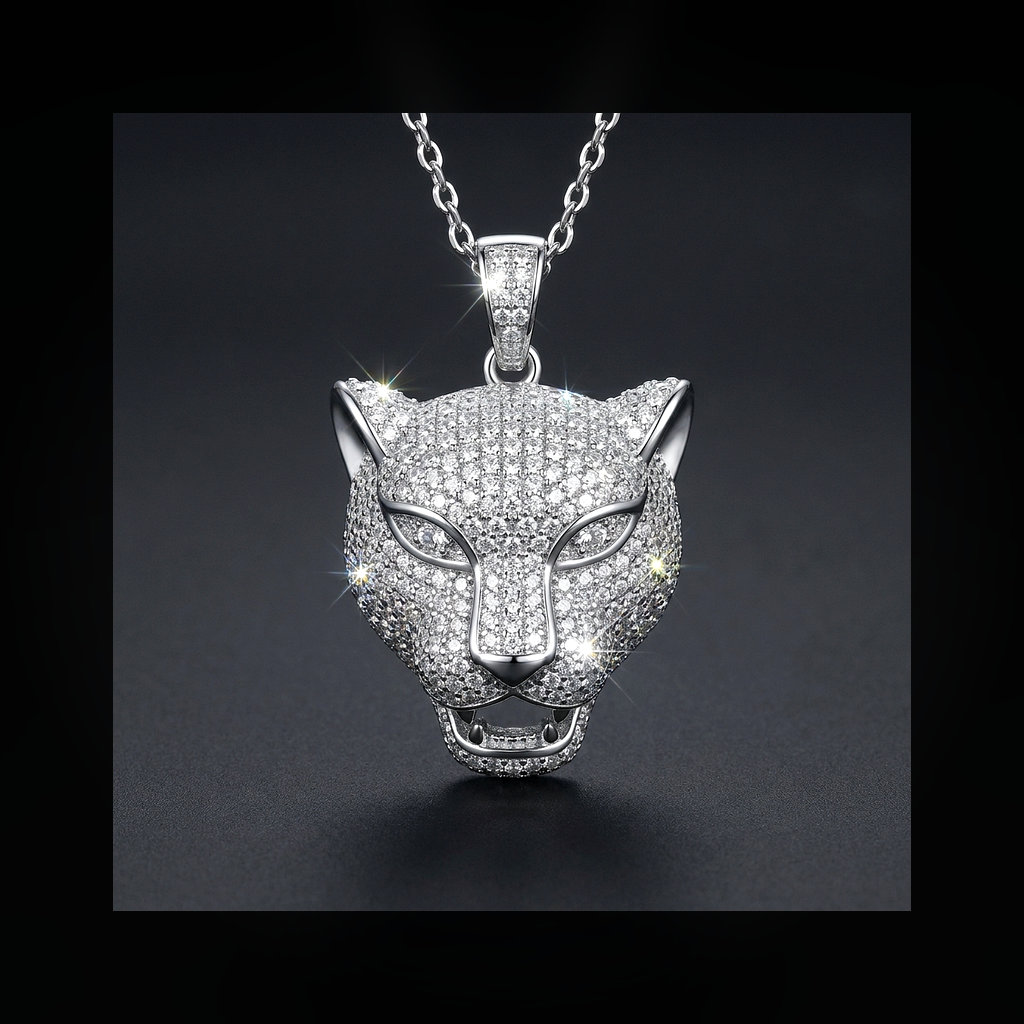 Iced Panther Pendant - lifestyle