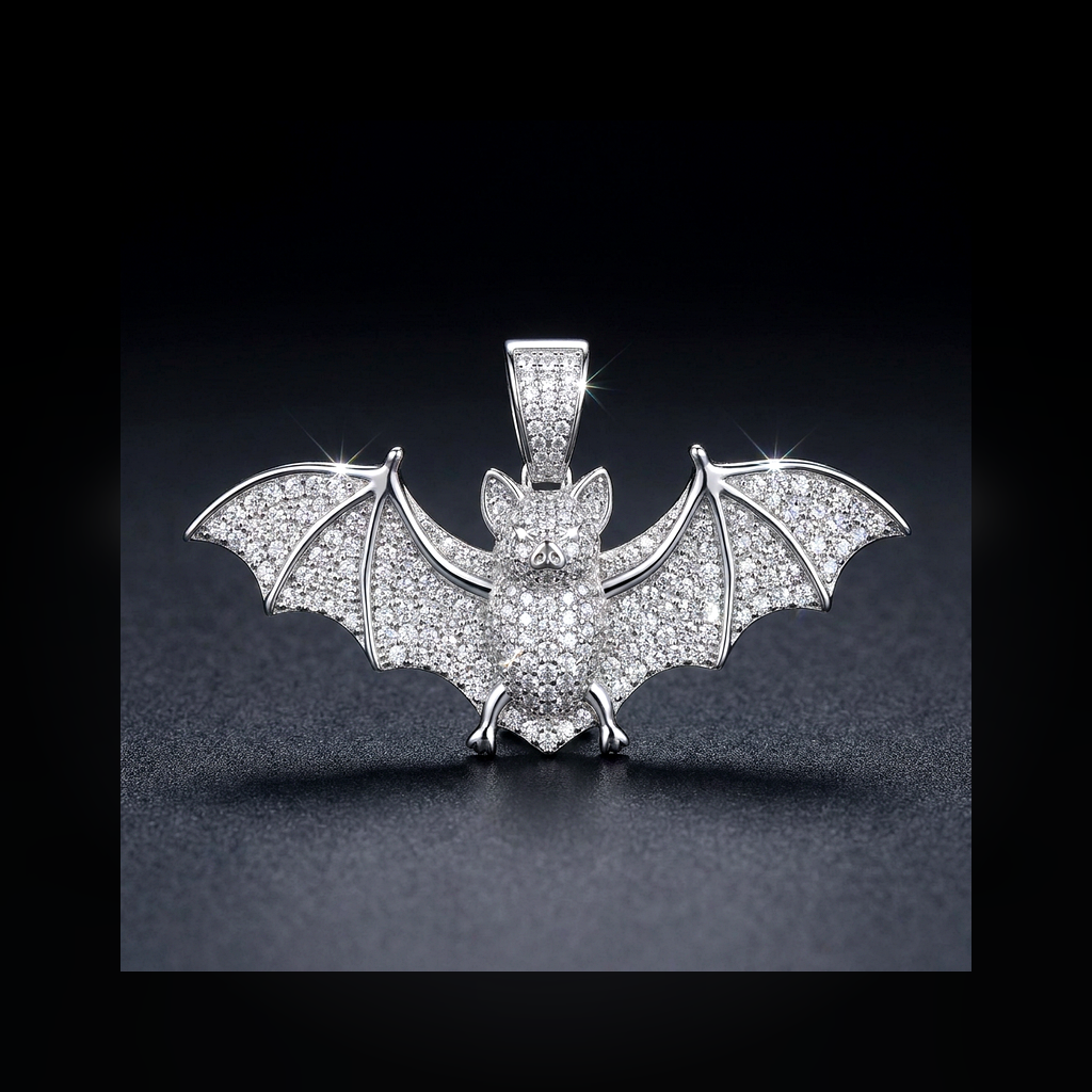 Iced Bat Pendant - lifestyle