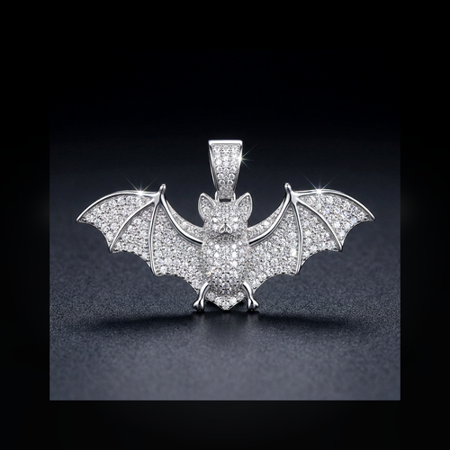 Iced Bat Pendant - lifestyle