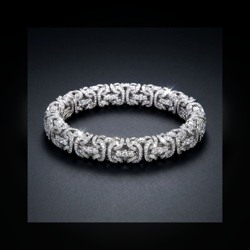 Iced Byzantine Bracelet - lifestyle