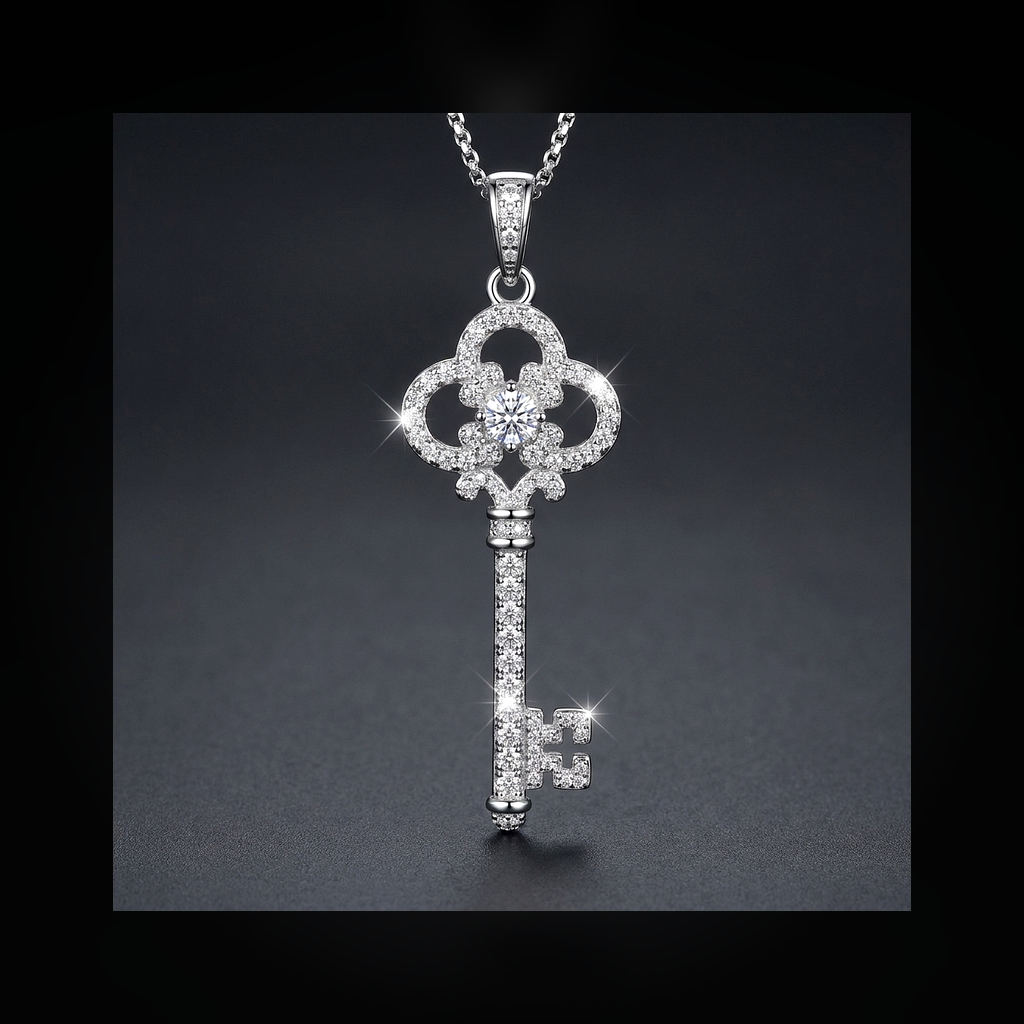 Iced Key Pendant - lifestyle