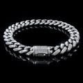 Iced Moissanite Cuban Chain - hero