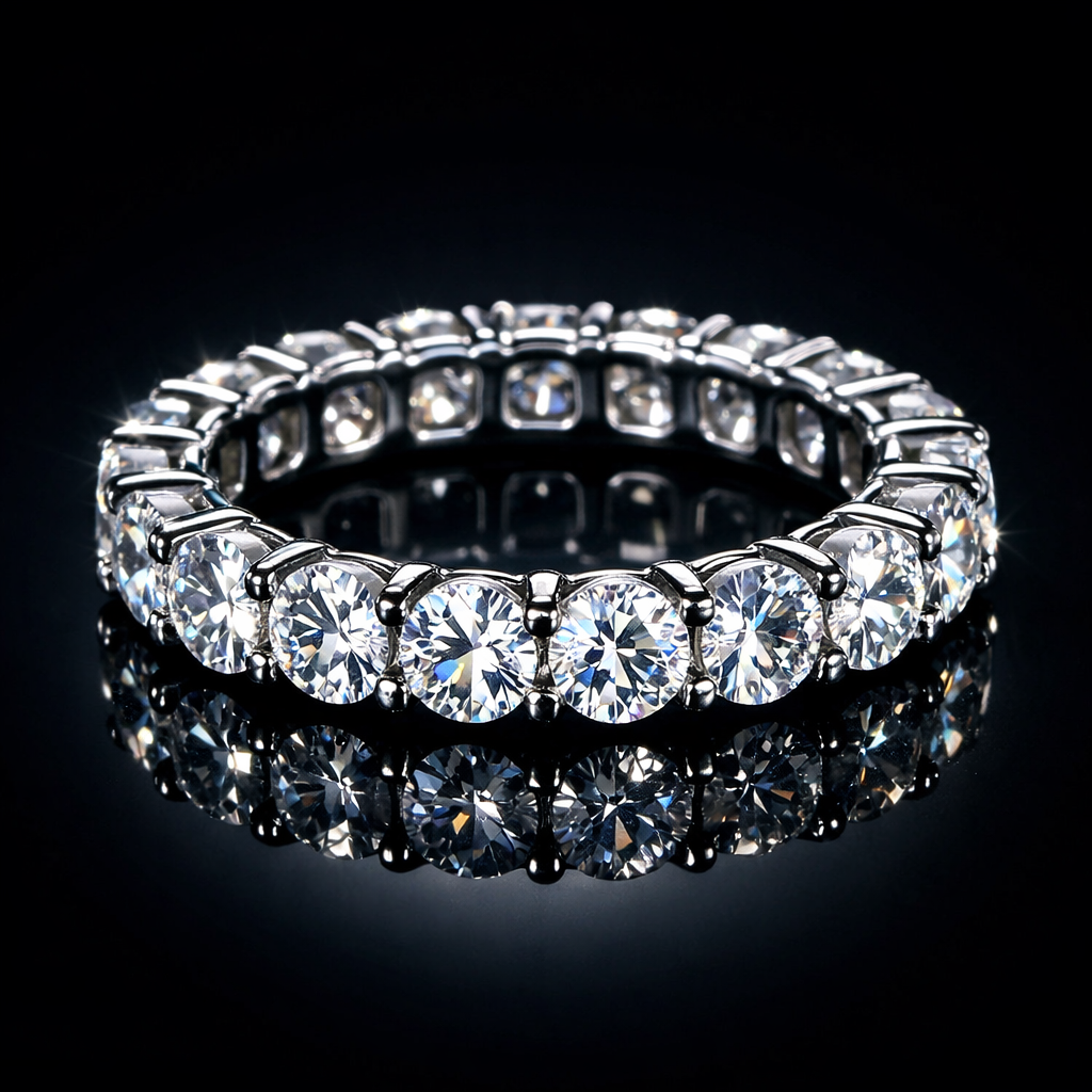 Moissanite Eternity Band - hero