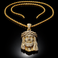 Iced Jesus - 24in Rope Chain
