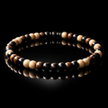 Wood Bead Choker - Style 5
