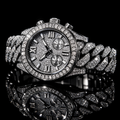 Pave Cuban Strap Flex