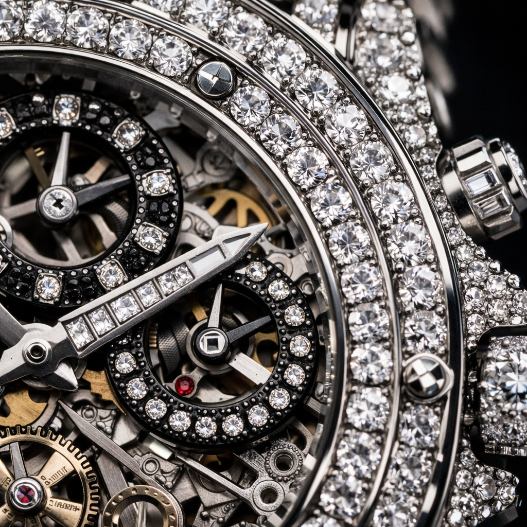 Skeleton Bling Chronograph - close-up