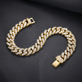 Iced Moissanite Cuban Bracelet