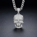 Iced Skull Pendant