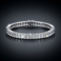 Iced Baguette Tennis Bracelet