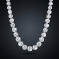 Iced Bezel Tennis Necklace