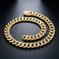 Iced Curb Chain Necklace