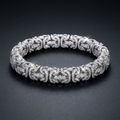 Iced Byzantine Bracelet in VVS moissanite