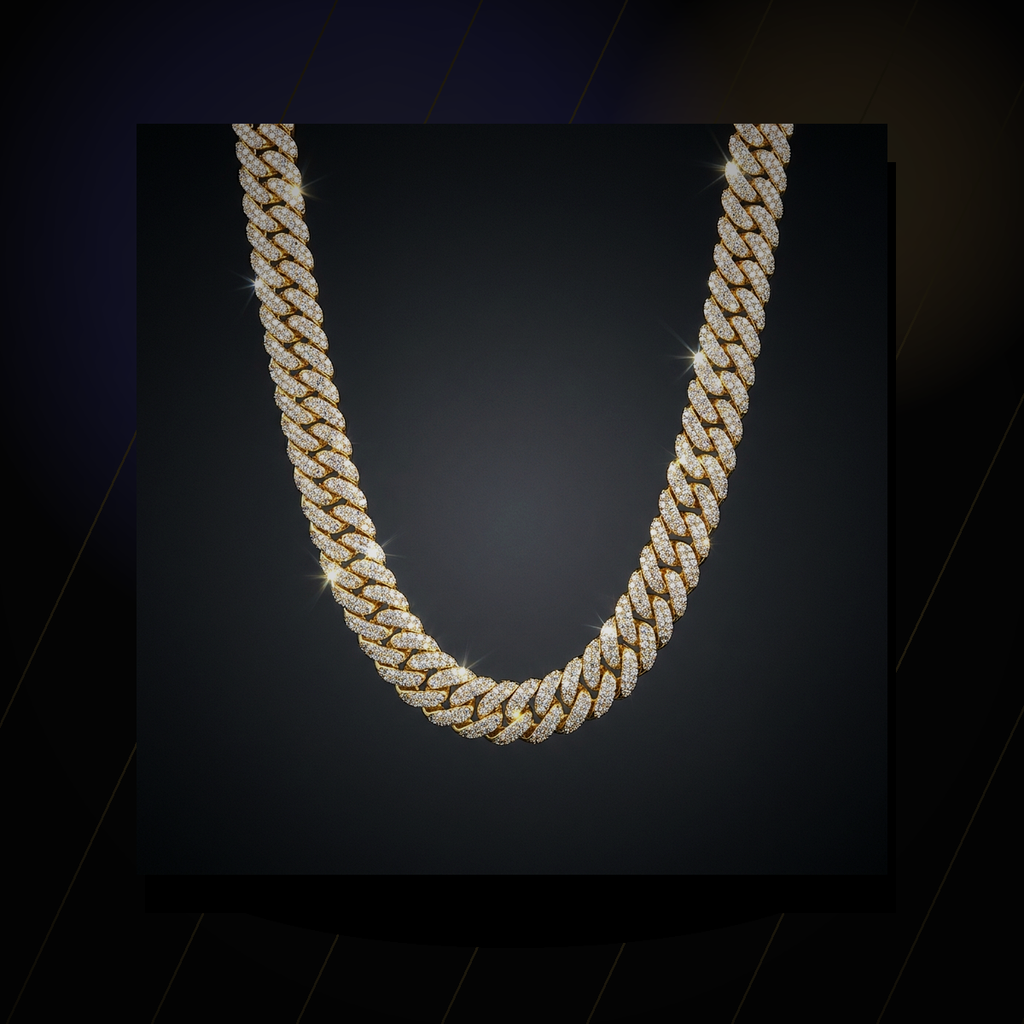 Iced Snake Chain Necklace - lifestyle