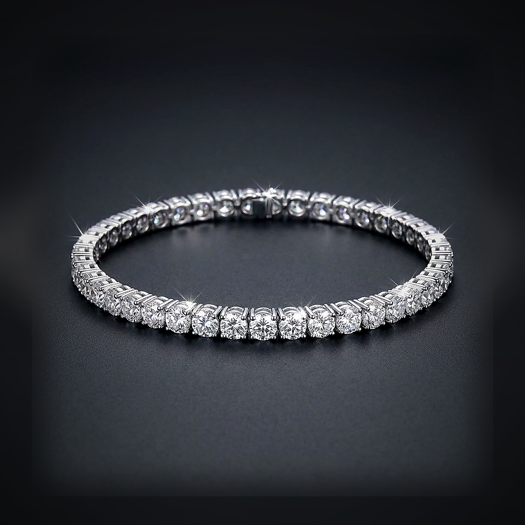 Iced Tennis Choker Necklace - lifestyle